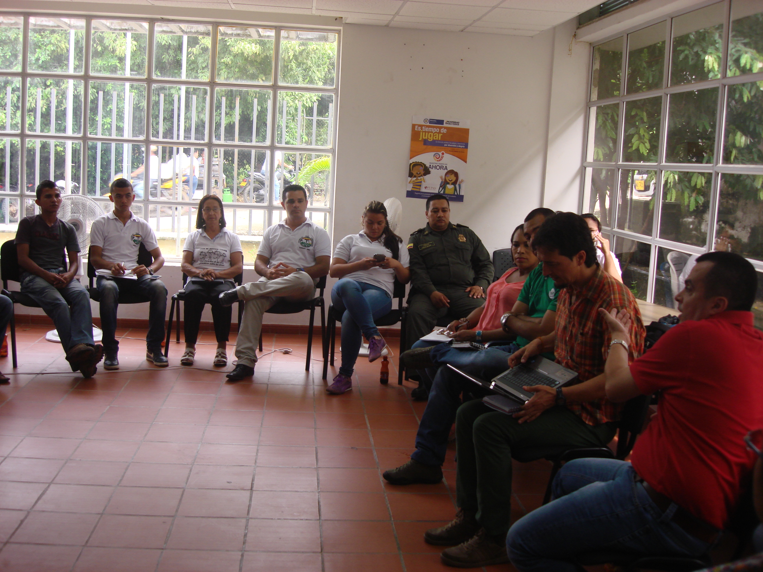 Mesa de Derechos Humanos de Tarazá, jueves 31 de julio de 2014