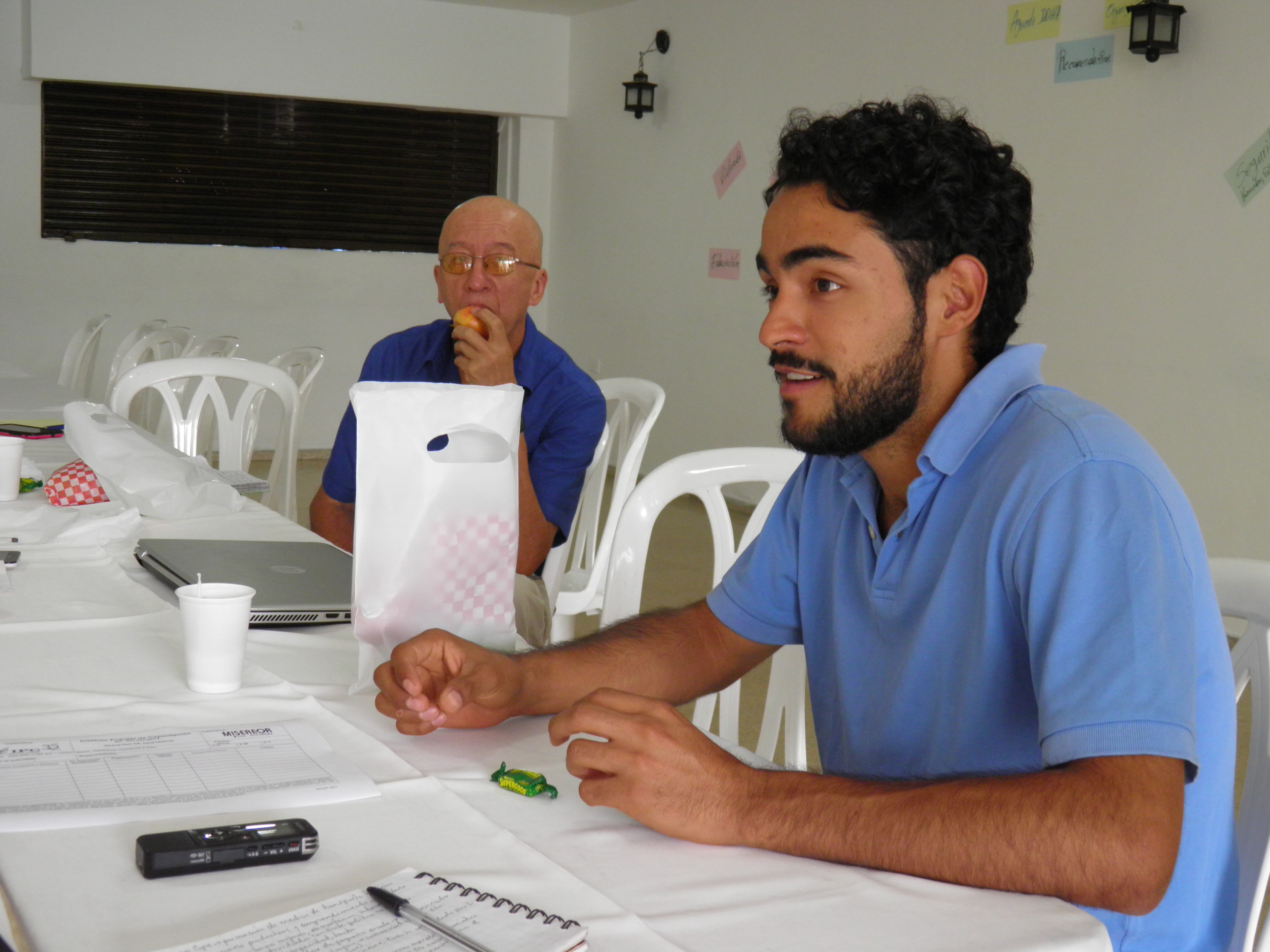 Daniel García, líder social del municipio de Copacabana.