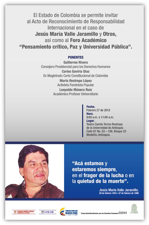 Invitación Acto Jesús María Estado