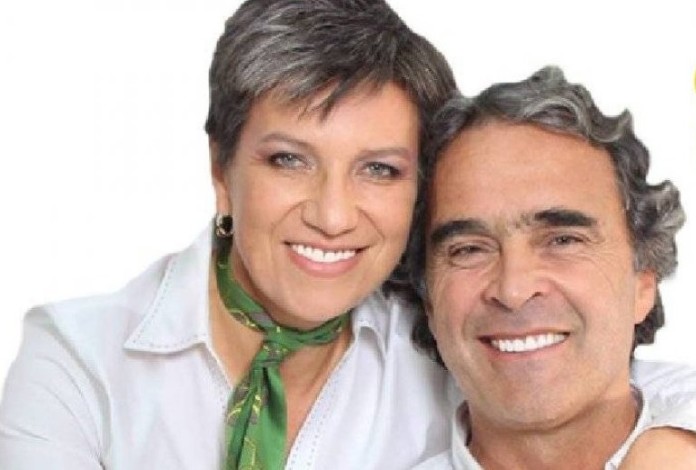 Claudia y Fajardo. Foto Coalicion Colombia