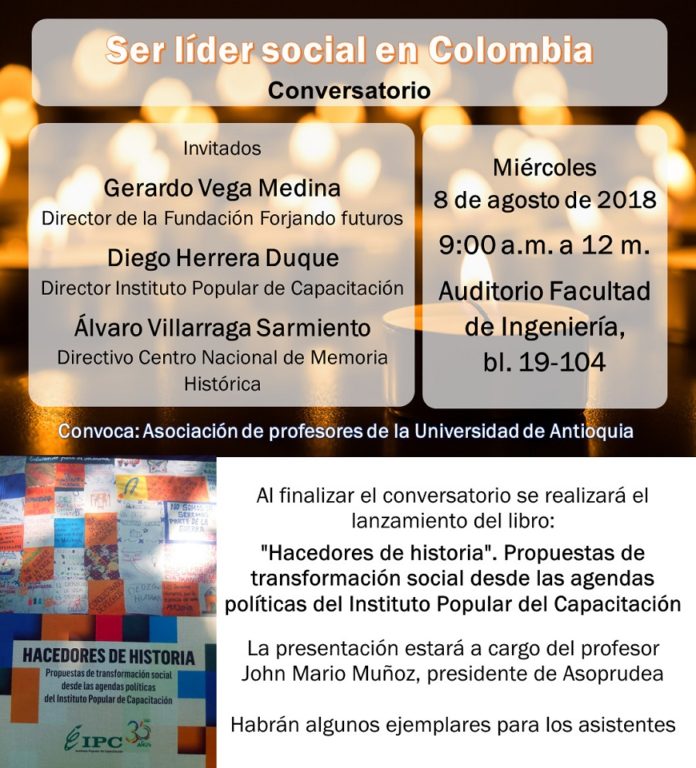 Evento Lideres Sociales